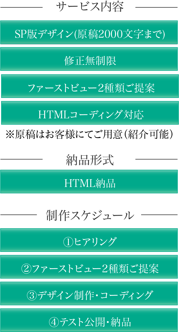 ベーシックのサービス内容
