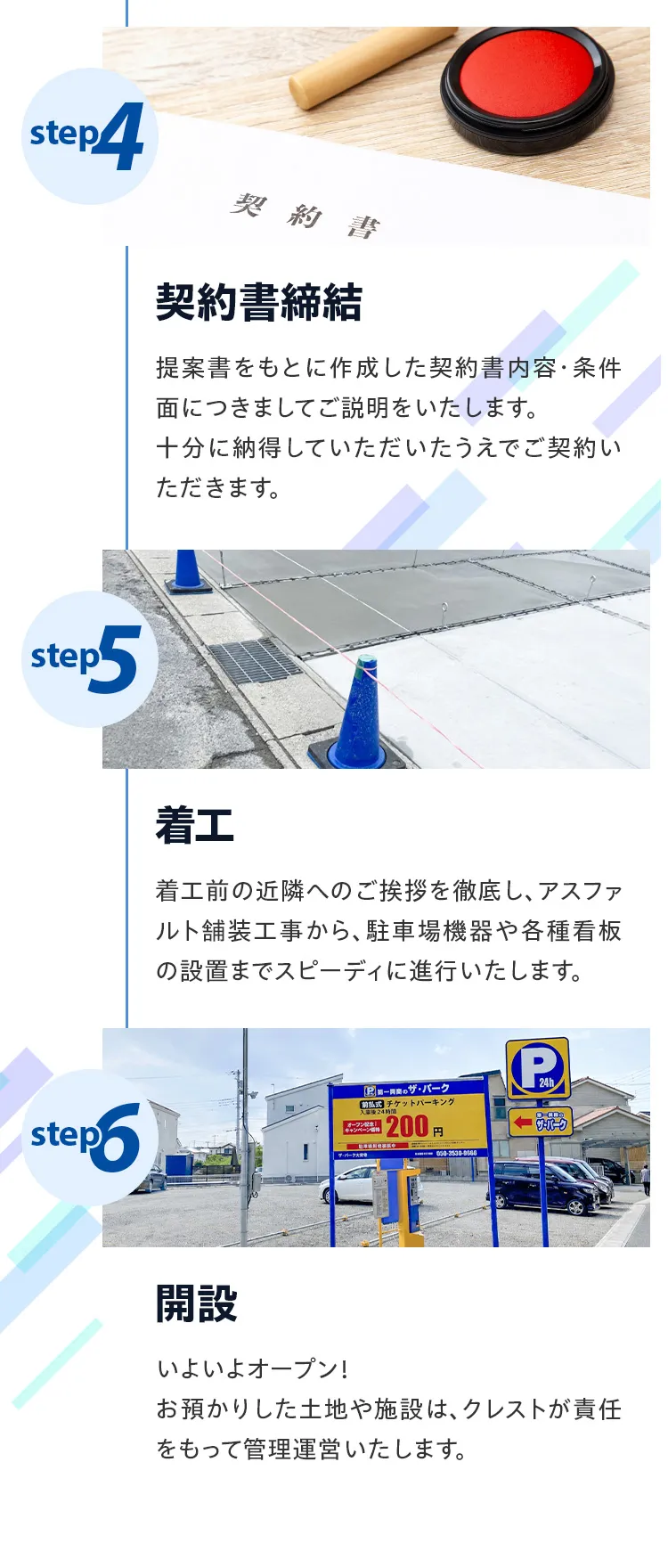 初期費用0円で始める駐車場の土地活用｜クレスト